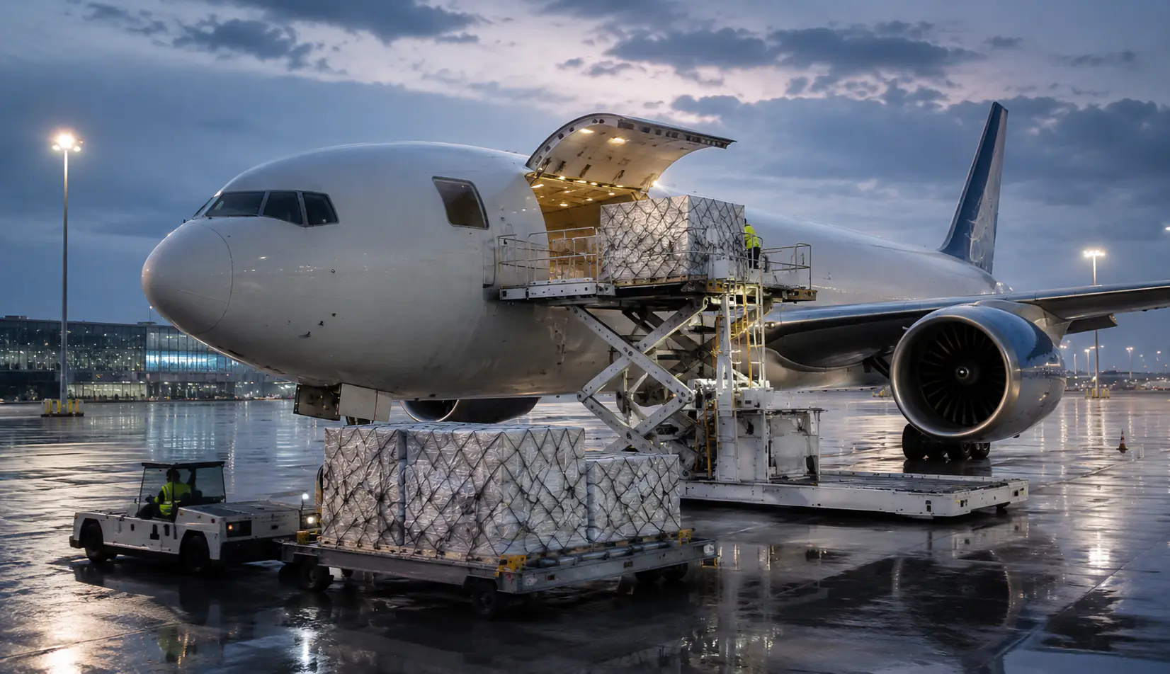 Air cargo freight handling at Guardian Shipping